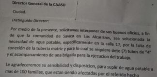 En Los Alcarrizos Continúan Esperando Agua Potable.