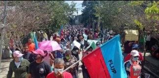 Frente de Lucha Unidad y Progreso (FLUP) demandan reivindicaciones Organizaciones Populares, encabezada por CONALUCHA, FPN Y EL FLUP