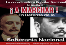 Febrero 22: Organizaciones Políticas y Populares Marcharán Contra la Corrupción y la “Entrega de la Soberanía”